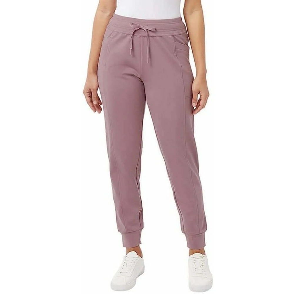 32 Degrees Heat Tech Fleece Lined Jogger Pants Size XL Morning Fig Mauve